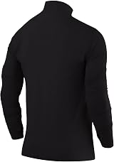 TCA Fusion Long Sleeve Running Top Men 1/4 Zip Black S view 4
