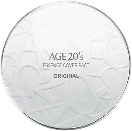 AGE 20's Essence Cover Pact Original White Latte / White Light Beige (Color 13) Single set 12.5g + Extra Refill 12.5g