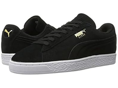puma suede classic debossed black