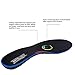 Shoes Insoles-Womens-Mens-Arch-Support Inserts Orthotics Relief Foot Pain for Plantar Fasciitis, Flat Feet（Black size 7 Womens)thumb 1