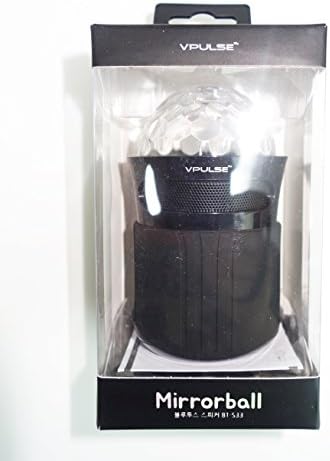 VPULSE BT-S33 Mirrorball(Light Show) Bluetooth Speakers(Black)