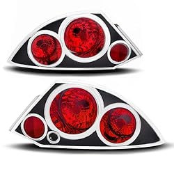 AmeriLite Black Replacement Brake Taillights Set