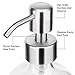 2-Pack Soap Hand Dispenser Glass Bottles Stainless Steel Pumps (16-Oz) Great for Essential Oils, Lotions, Liquid Soaps - Clear Boston Round