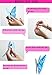 Romantiko 12 Pcs Fashion 3D Butterfly Decor Decal Wall Stickers Art(Blue)