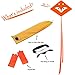 emma kites Mr. Fox Diamond Kite 30-inch Single Line with Double Tails and Kite String - Easy to Fly - Kite for Kids and Adults