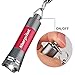 Morpilot Mini Keychain Flashlights, 4 Pack Small LED Button Miniature Keychain Flashlight KeyMate Nano Pocket Light Torch, Portable Emergency Light for Camping, Hiking, Outdoor (Battery included)