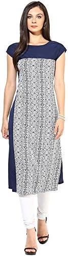 HF Entprise Women's Fancy Mix Cotton Kurti Free Size Multicolor