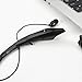 LeadTry Stereo In-ear Noise Cancelling Wireless Headset with Microphone for Apple, IPhone, IPad, Samsung and Sony, Black