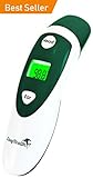 Baby Thermometer – Digital Ear Thermometer – Infrared Forehead Thermometer - Medical Fever Thermometer for Kids – Babies - Adults - Fast Temporal Thermometer - Best Body Accurate Head Thermometer