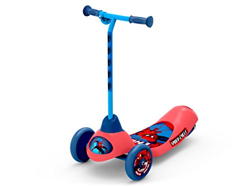 Pulse Performance Products Spider-Man Safe Start 3-Wheel Electric Scooter