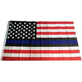 Amazon Com Trendyluz Flags Usa Thin Blue Line Flag Red White