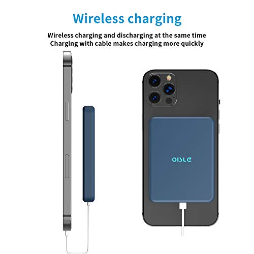 OISLE Wireless Power Bank External Battery Pack Portable