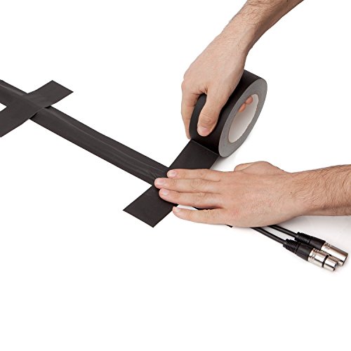 NEW:Professional Grade Gaffer Tape 2 x 30 yards(Black) 11 mils Thick For pro photography, filming backdrop, production equipment,Easy to Tear,Matte Non-Reflective Finish and Leaves No Sticky Residue.