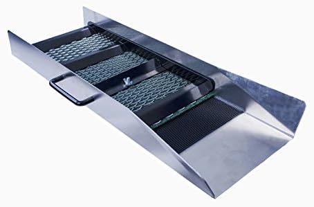 Nugget Hunter Compact 24"x9-1/2" Sluice Box 4 Riffles &amp; Handle-Gold Mining
