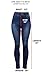 Enimay Women's Jean Look Leggings Tights Pants Floral Design Fashion Rips Floral Hip One Size