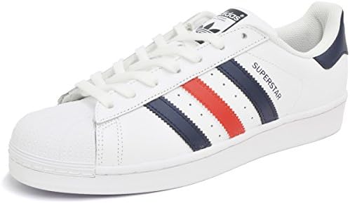 Amazon アディダス スーパースター ファンデーション ホワイト ネイビー レッド S798 並行輸入品 28 0 10 Adidas アディダス スニーカー