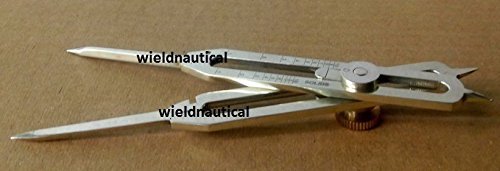 Humaira Nauticals Brass Divider Drafting Proportional Tool 6" Navigational Divider Compass A - Thumbnail 2