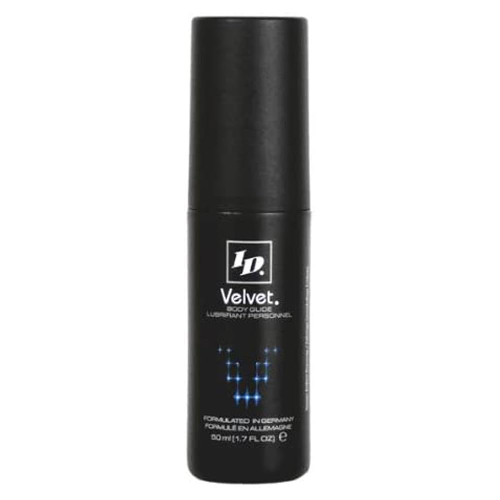 ID Velvet Silicone Lube 50ml - Luxury Anal Lube & Lubricant Gel for Privacy, Our Long Lasting, Non Sticky Anal Lubes Private Sexual Gel for Couples