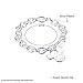 HMILYDYK Fashion Jewelry Mickey Mouse 925 Sterling Silver Plated Couple Bangle Bracelet for Women Lady Girls