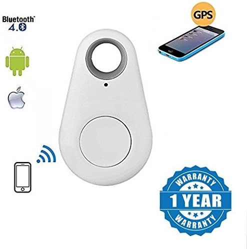 NALMAK Wireless Bluetooth 4.0 Anti-Lost Anti-Theft Alarm Device Tracker GPS Locator Remote Shutter & Recording for iPhone iPad & Android 4.0 Smartphone (Multi-Colour)
