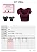 Basic Solid Scoop Neck Slim Fit Short Sleeves Crop Tops Black S