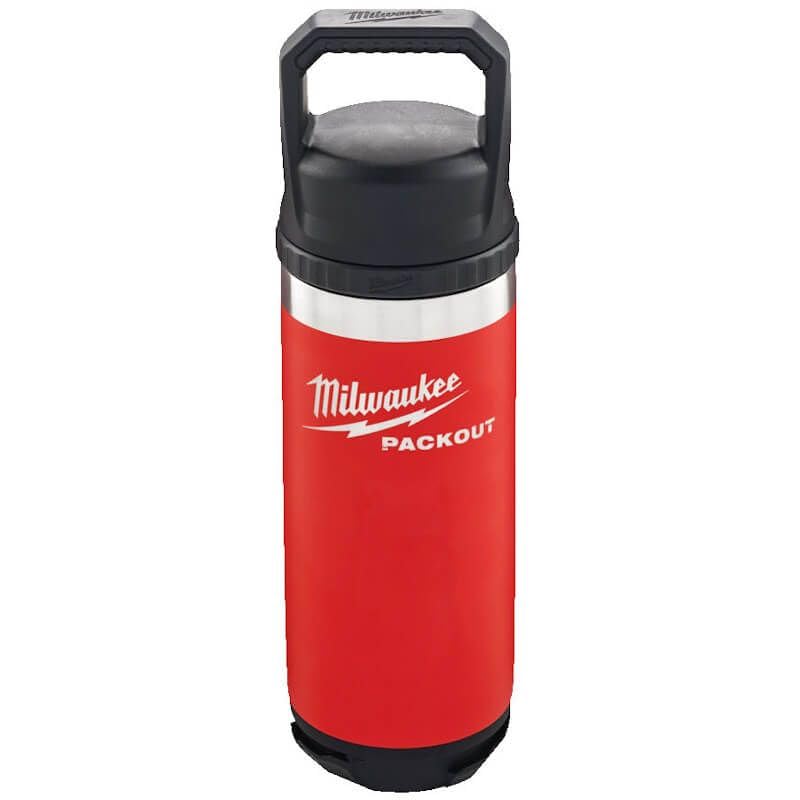 Milwaukee 4932493991 Packout 532ml Chug Lid Bottle Red