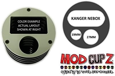 [2441] GRAY Kanger Nebox CUP HOLDER by MODcupZ * kangertech box stand silicone vape case wrap mod