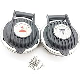 2 Pcs Marine Boat Anchor Windlass Winch Foot Compact Switch Up &amp; Down,Ship Anchor Winch Switches Universal,12/24V 5A