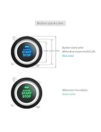 EASYGUARD EC002 HY NS   Sistema de alarma para coche con llave de entrada sin llave y mando a distancia para parar el arranque del motor, botón de parada táctil, teclado con contraseña, alarma de choque