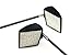 HitLights LED Display Lights, 12V DC Trade Show Light, Display and Exhibit LED Arm Lights Pop-Up Halogen Replacement, Includes UL Power Supply and Mounting Hardware (2Pack C-Clamp-Silver)