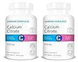 Cooper Complete - Calcium Citrate Supplement - 500mg - 120 Day Supply