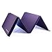 We Sell Mats 4 ft x 8 ft x 2 in Gymnastics Mat, Folding Tumbling Mat, Portable with Hook & Loop Fasteners, Purple