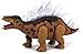 Dinosaur Century Stegosaurus Battery Operated Toy Dinosaur Figure w/ Realistic Movement, Lights and Sounds (Colors May Vary)