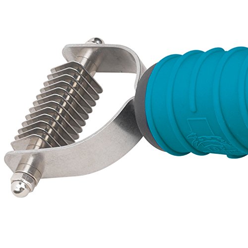 Master Grooming Tools Stripping Tools - Contoured Stripping Tools for Dog Grooming - 12-Blade Style, 6Â½"
