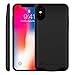 iPhone X/XS Battery Case, MAXBEAR 5200mAh Ultra Slim Portable Extended Backup Battery Charger Case Charging Case Battery Pack for iPhone X/XS, iPhone 10(5.8inch)-Black