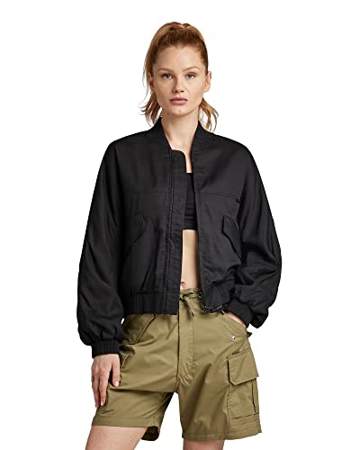 G-Star Women's Everyday Bomber Overshirt , Black (dk black D23018-D297-6484), XS