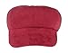La Vogue Newsboy Cabbie Beret Cap for Women Beret Visor Bill Hat Red