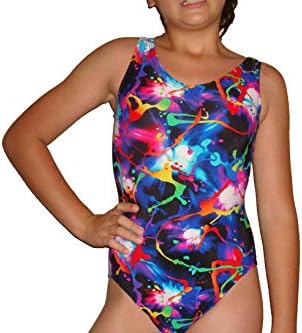 Red Monkey Gear Neon Paint Gymnastic Leotard (10)