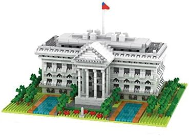World Famous Building White House Mini Nano 3D model toy mini blocks noYZ062