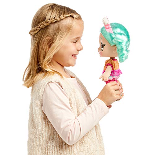 41xOv5swm3L - Kindi Kids Snack Time Friends, Pre-School 10" Doll - Peppa-Mint