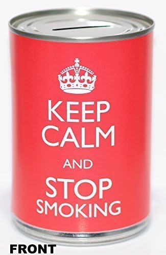 CanTasticKeep Calm and Stop Smoking Savings Fund, Savings Tin, Standard