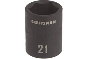 CRAFTSMAN® 1/2 in. Drive, 21mm Metric Impact Shallow Socket (CMMT15868)