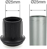 (Pack of 4) Lifeswonderful 25 mm Rubber Feet Ferrules Caps for Steps Ladders view 3