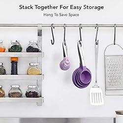 COOK WITH COLOR 12 Piece Plastic Measuring Cups Set
