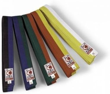 ADM Karate Belt Judo 'and Two-Tone S4 arancio-verde cm.280