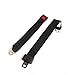 Airkoul 2XBlack Universal 2 Point Retractable Auto Truck Car Seat Adjustable Belt 1.2m (2)