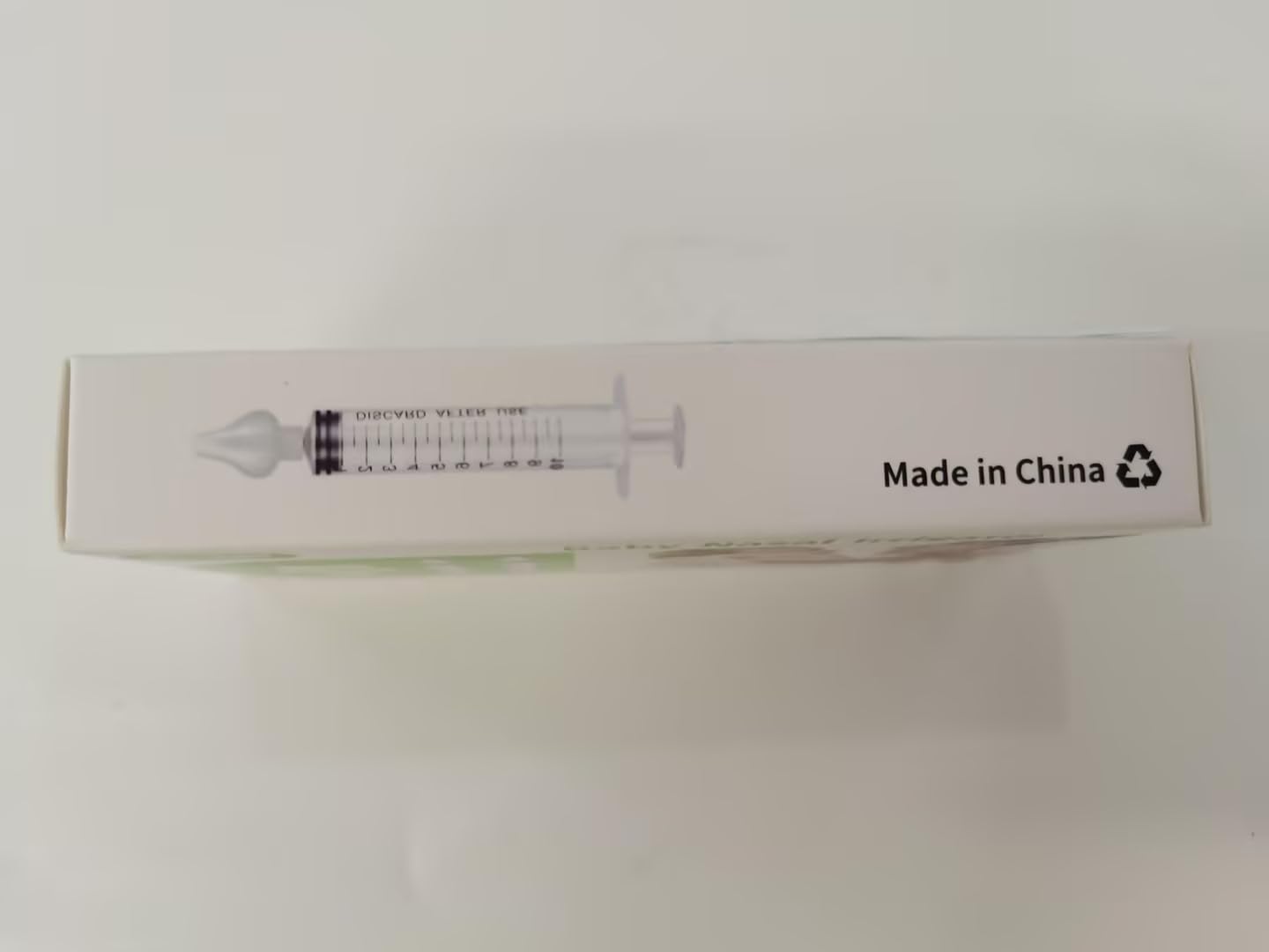 JUSONEY Baby Nose Syringe - Professional Fly Baby Irrigator with Clean and Reusable Silicone Nose Tips (2 Pieces)