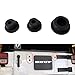 Tailgate Plugs for Jeep Rubber Plugs Rear Door Body Plugs Tramp Stamp kit for 2007-2018 Jeep Wrangler JK (3Pcs)