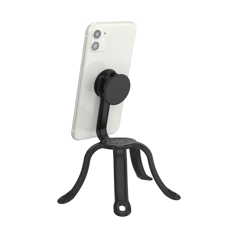 PopSockets Flexible Phone Mount & Stand, Phone Tripod Mount, Universal Device Mount - Black small