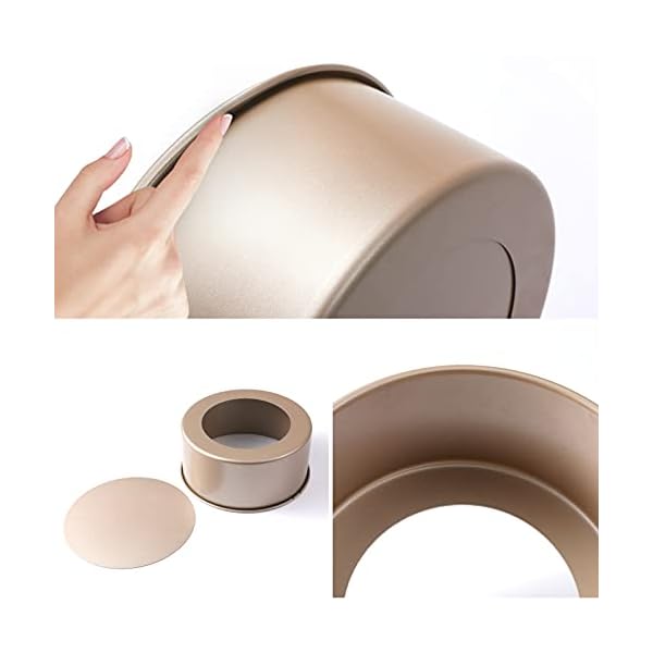 Zoymensu Round Cake Pan8 inch Non-Stick Coating/Easy Release/Removable Bottom Professional Bakeware,Suitable for Oven…